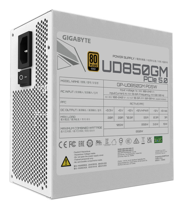 Fuente de alimentación GIGABYTE UD850GM PG5W