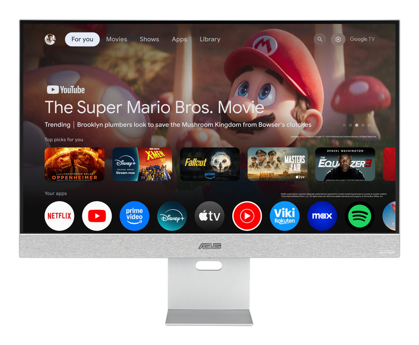 Monitor ASUS ZenScreen MS32UC de 80 cm (31,5"), 3840 x 2160 píxeles, 4K Ultra HD, LED, gris y blanco.