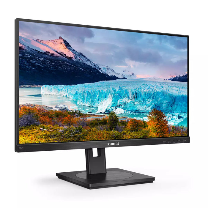 Philips S Line 242S1AE/00 computer monitor 60.5 cm (23.8") 1920 x 1080 pixels Full HD LED Black