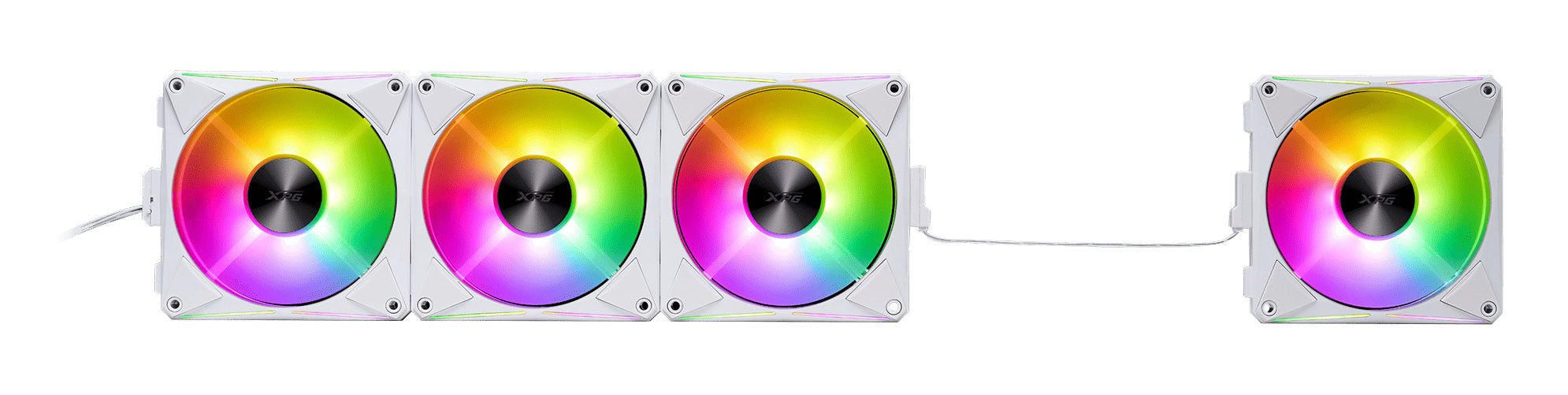 XPG HURRICANE MAG 120 ARGB PWM magnetic fan - White