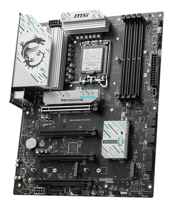 MSI B860 GAMING PLUS WIFI motherboard Intel B860 LGA 1851 (Socket V1) ATX