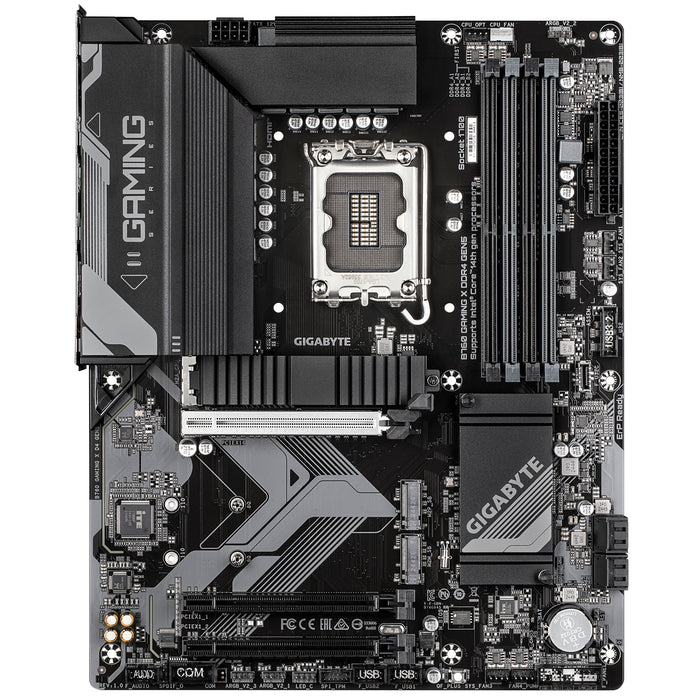 GIGABYTE B760 GAMING X DDR4 GEN5 Motherboard - Supports 14th Gen. Intel Core CPUs, 8+1+1 phases VRM, up to 5333MHz DDR4 (OC), 3xPCIe 4.0 M.2, 2.5GbE LAN, USB 3.2 Gen 2