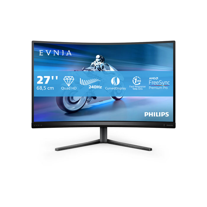Philips 27M2C5500W/00 computer monitor 68.6 cm (27") 2560 x 1440 pixels Quad HD LCD Black