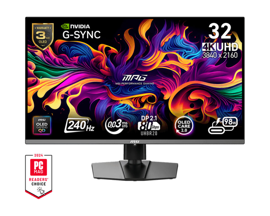 Monitor de computador MSI MPG 322URX QD-OLED