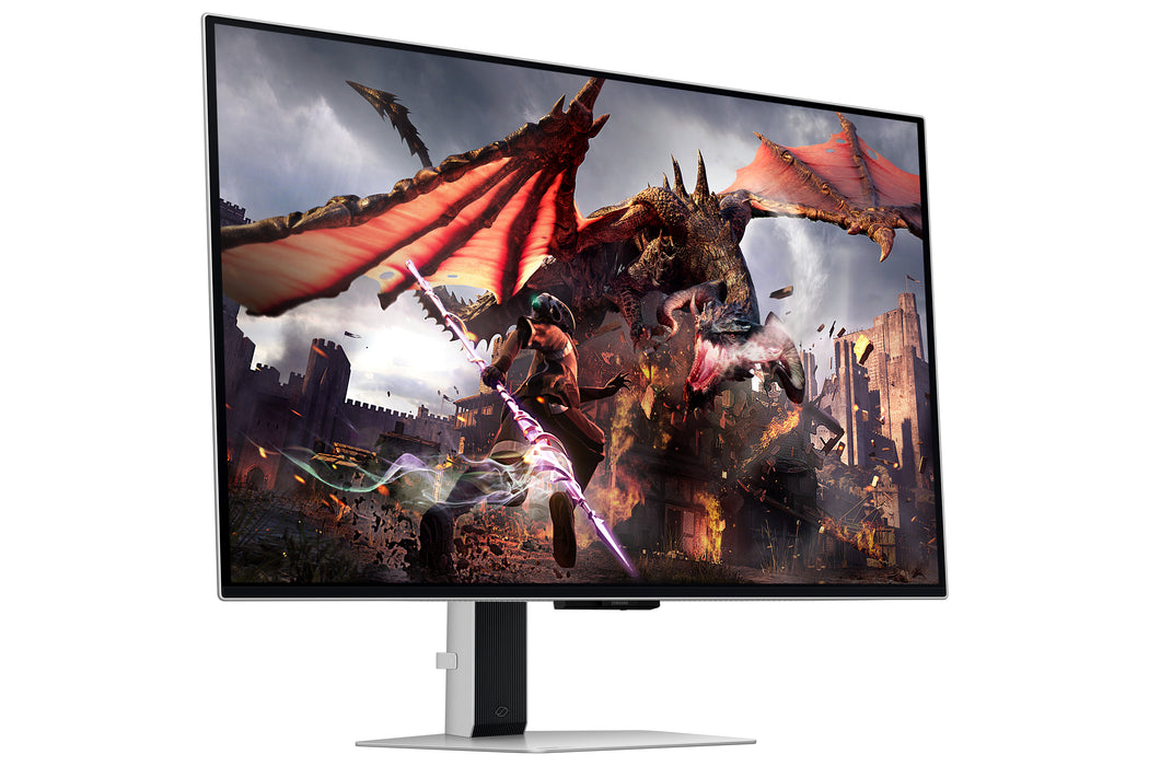 Samsung G80SD computer monitor 81.3 cm (32") 3840 x 2160 pixels 4K Ultra HD OLED Silver