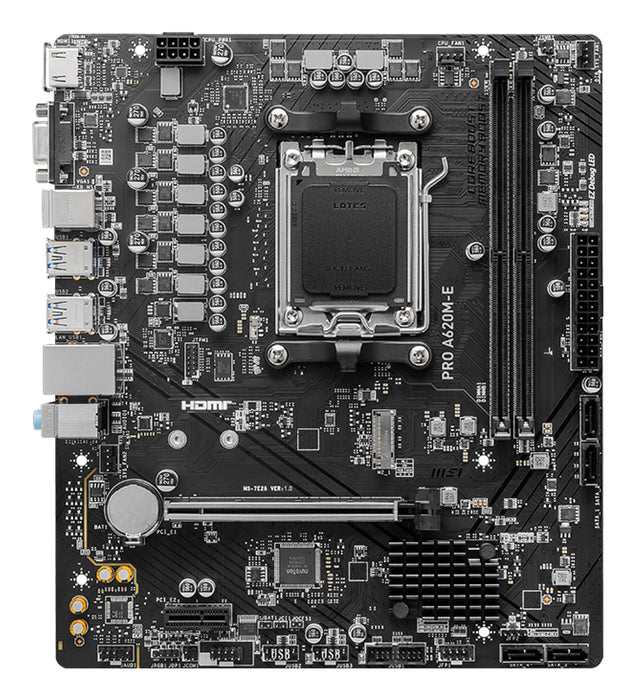 Placa base MSI PRO A620M-E