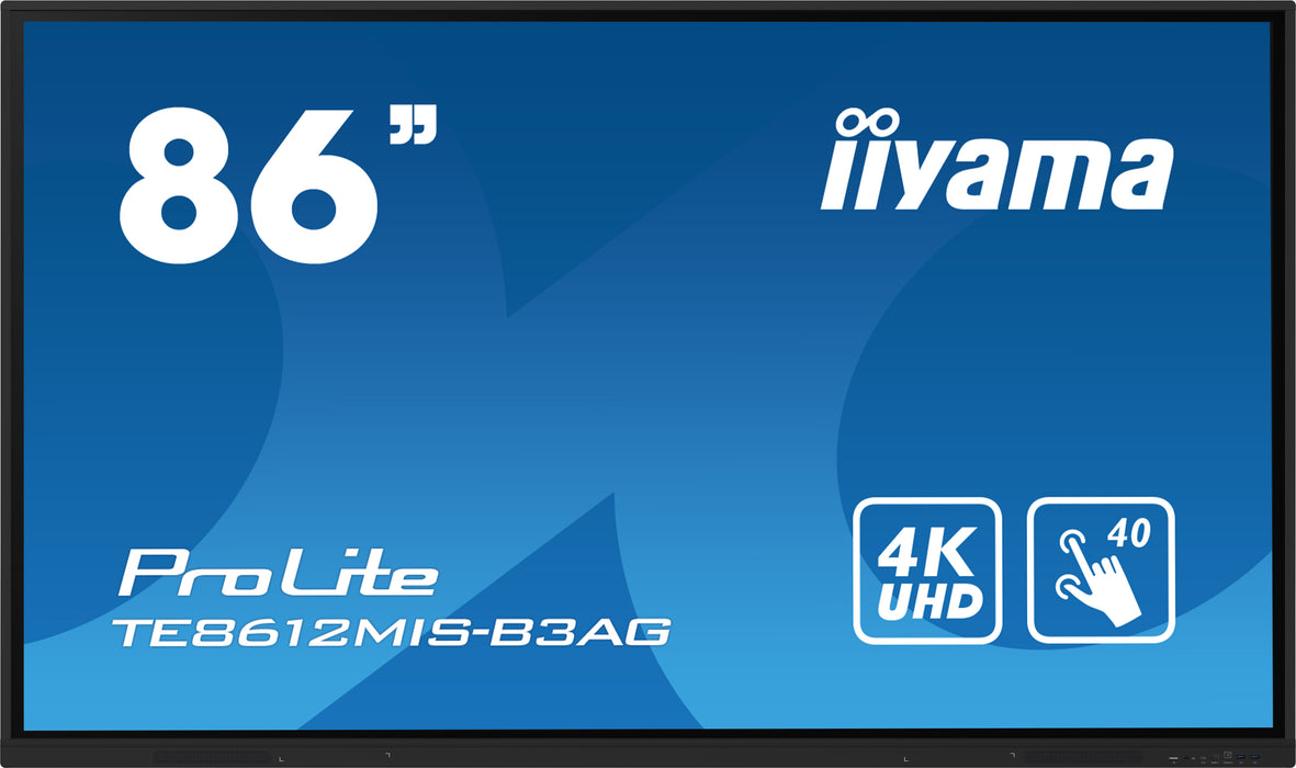 Pantalla de señalización iiyama TE8612MIS-B3AG