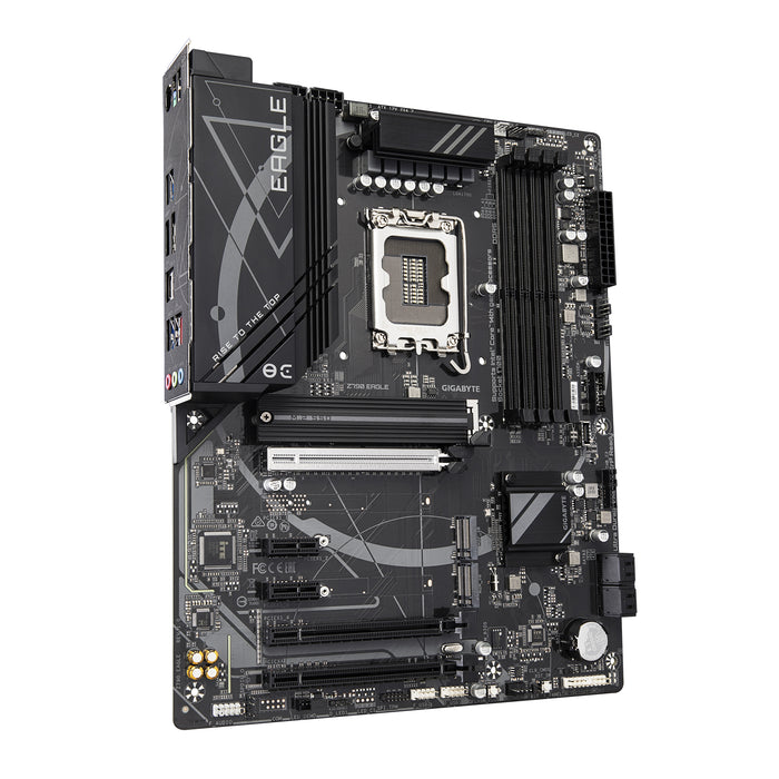 GIGABYTE Z790 EAGLE Motherboard - Supports 14th Gen. Intel Core CPUs, 12+1+1 phases VRM, up to 7600MHz DDR5 (OC), 3xPCIe 4.0 M.2, 2,5GbE LAN, USB 3.2 Gen 2