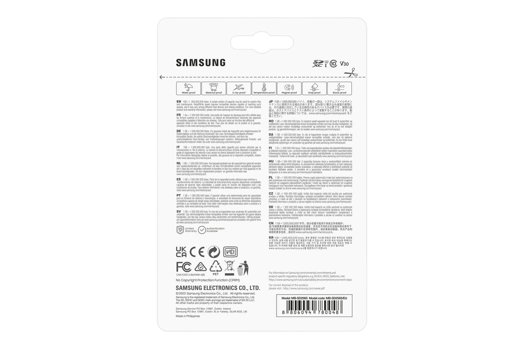 Samsung PRO Plus MB-SD256S