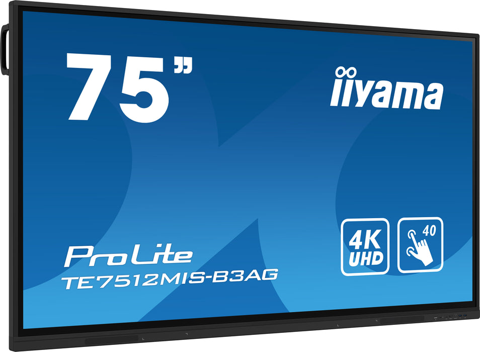 Pantalla de señalización iiyama TE7512MIS-B3AG