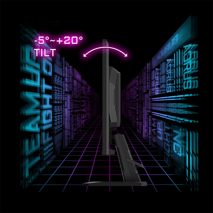 GIGABYTE GS25F2 25" FHD Gaming Monitor - 1920 x 1080, 200Hz, 1ms, 300 cd/m², Display HDR 10, HDMI 2.0, Displayport 1.4