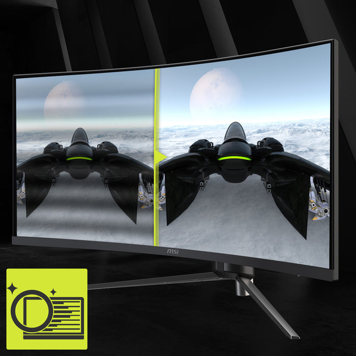 MSI MAG 345CQRDE computer monitor 86.4 cm (34") 3440 x 1440 pixels UltraWide Dual Quad HD Black