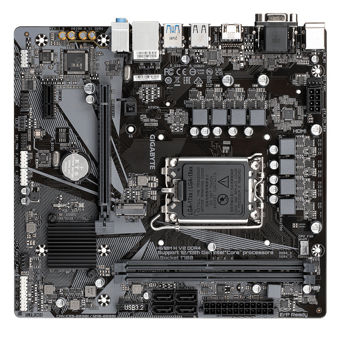 GIGABYTE H610M H V2 DDR4 motherboard