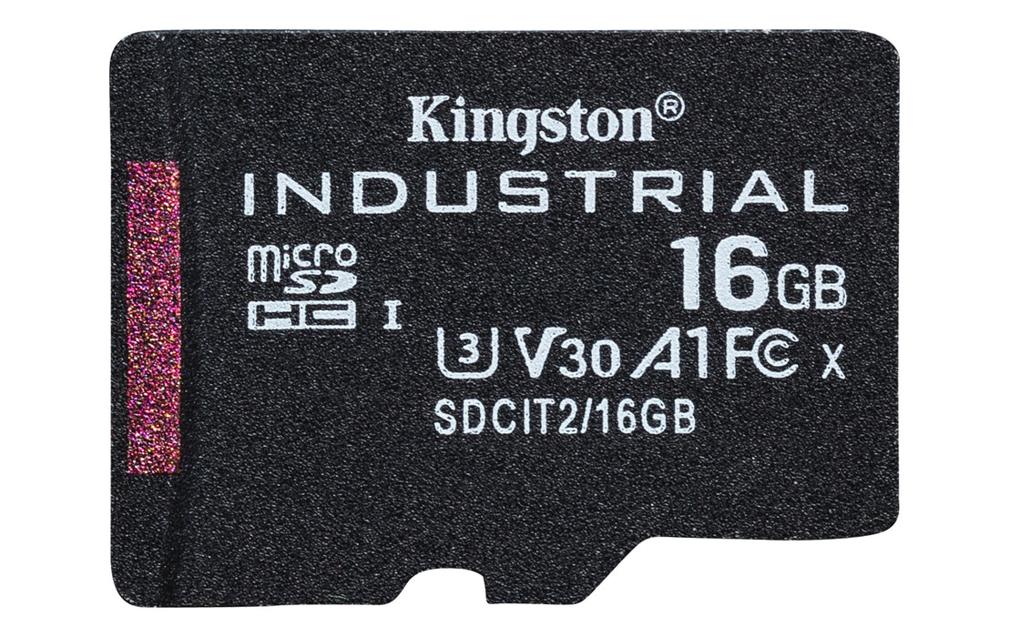 Kingston Technology 16GB microSDHC Industrial C10 A1 pSLC Card Single Pack w/o Adapter