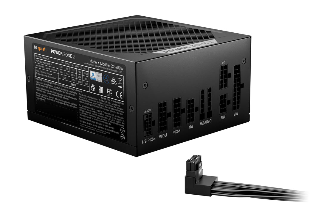 be quiet! POWER ZONE 2 750W power supply unit 20+4 pin ATX ATX Black