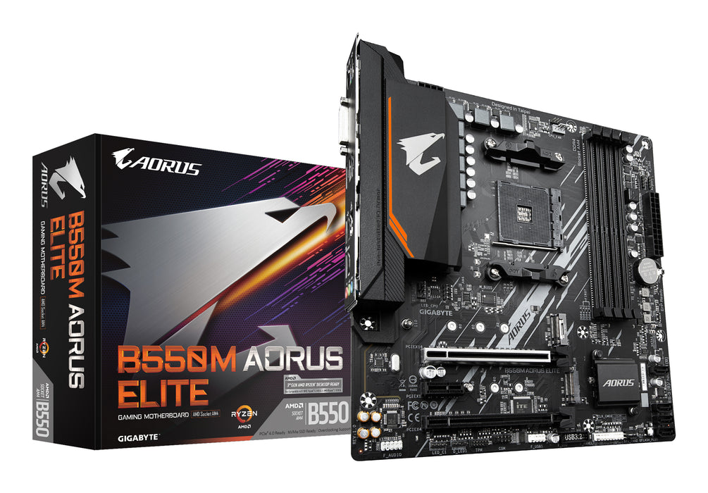 Placa base GIGABYTE B550M AORUS ELITE