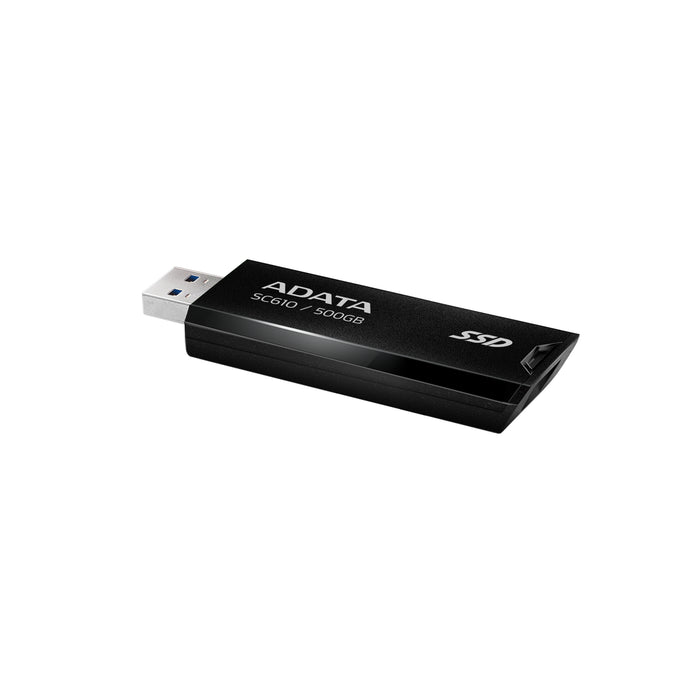 ADATA SC610 500 GB USB Type-A 3.2 Gen 2 (3.1 Gen 2) Black