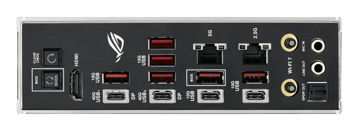 ASUS ROG CROSSHAIR X870E HERO BTF AMD X870E Socket AM5 ATX