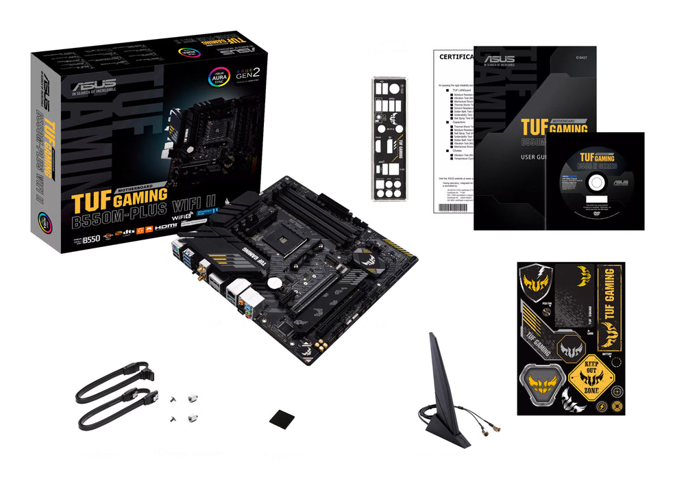 ASUS TUF GAMING B550M-PLUS WIFI II AMD B550 Socket AM4 micro ATX