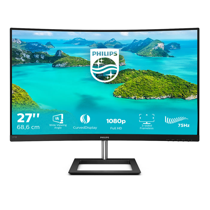 Philips E Line 272E1CA/00 computer monitor 68.6 cm (27") 1920 x 1080 pixels Full HD LCD Black