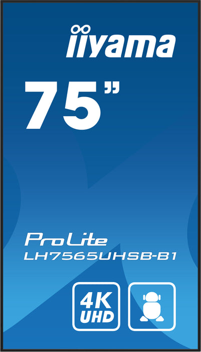 Display de sinalização iiyama LH7565UHSB-B1