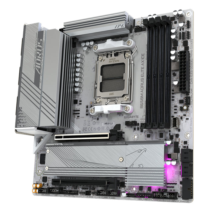 GIGABYTE B650M AORUS ELITE AX ICE motherboard