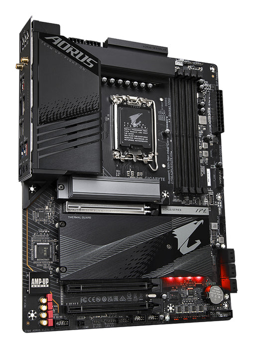 GIGABYTE Z790 AORUS ELITE AX Motherboard - Supports Intel Core 14th CPUs, 16*+2+１ Phases Digital VRM, up to 7600MHz DDR5 (OC), 4xPCIe 4.0 M.2, Wi-Fi 6E, 2.5GbE LAN, USB 3.2 Gen 2x2