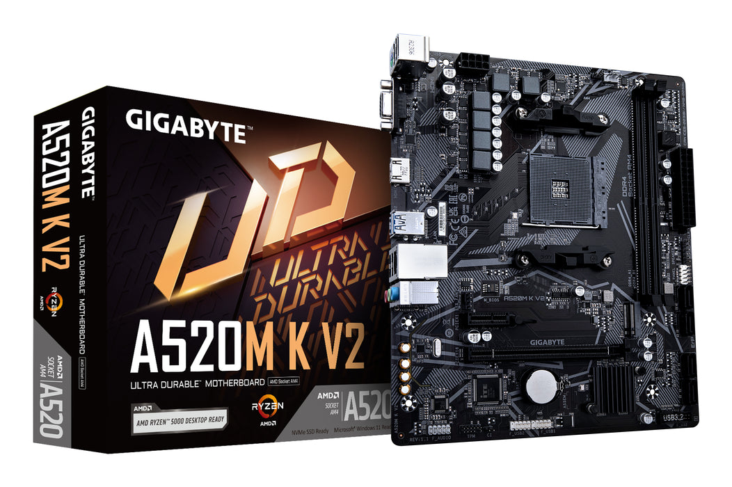 Placa base GIGABYTE A520M K V2