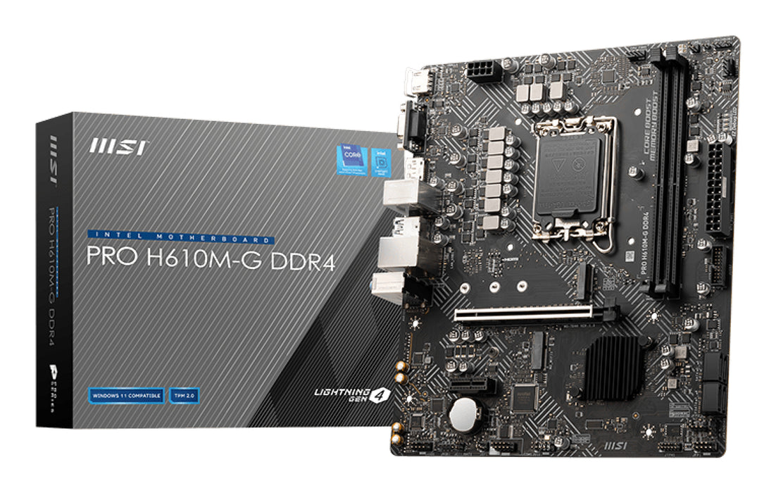 MSI PRO H610M-G DDR4 motherboard