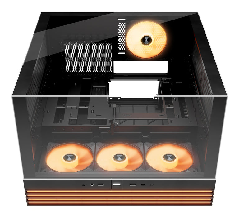 ¡Silencio! Base luminosa 600 LX negra