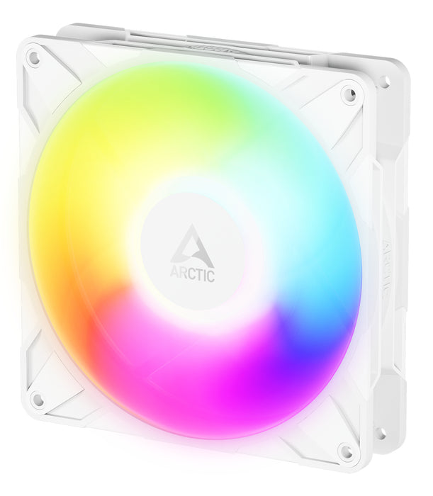 ARCTIC Freezer P14 Pro Reverse A-RGB (White) - 3 Pack - 140 mm A-RGB PWM Fan with Cable Splitter