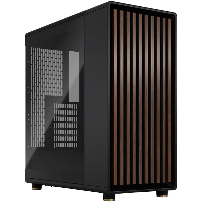 FRACTAL DESIGN MIDI NORTH CHARCOAL BLACK WITH SIDE WINDOW
